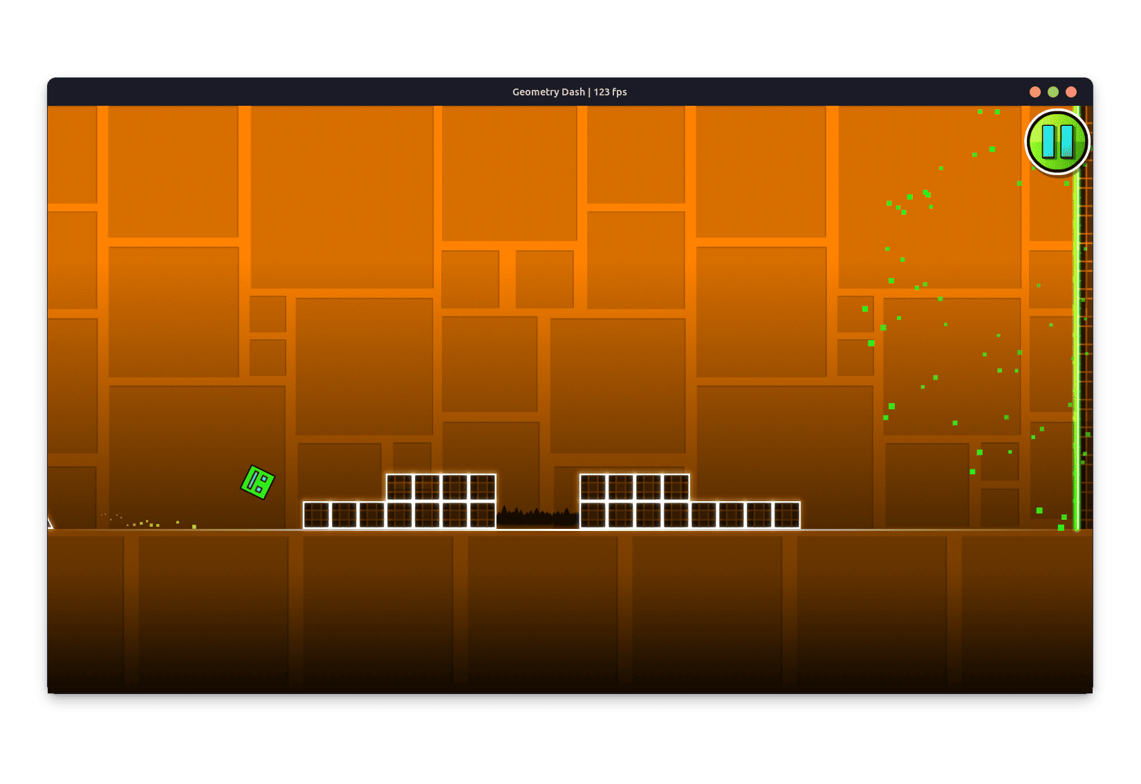 Geometry Dash Clone (Java + Processing)